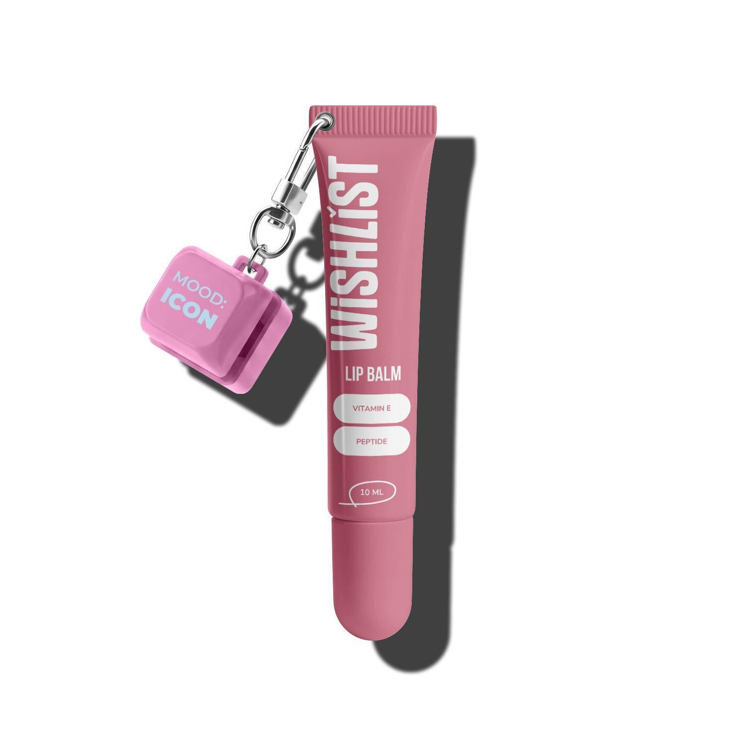 Бальзам-блиск для губ WISHLIST Sweet Candy 10 мл та брелок ''Mood: Icon'' (WL-03-275)