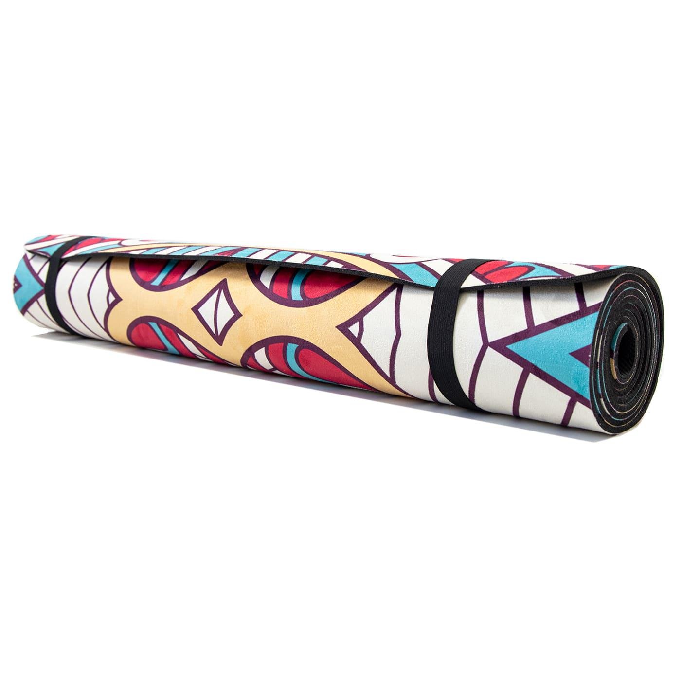 Килимок для йоги та фітнесу OSPORT каучук/замша 4 мм 183x68 см Червоно-білий (OF-0286-025) - фото 7 Килимок для йоги та фітнесу OSPORT каучук/замша 4 мм 183x68 см Червоно-білий (OF-0286-025) - фото 7