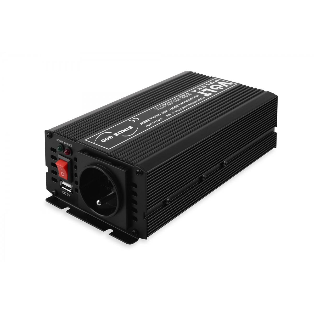 Преобразователь напряжения Volt Polska Sinus 600 12/230V (3SIP060012) Преобразователь напряжения Volt Polska Sinus 600 12/230V (3SIP060012)