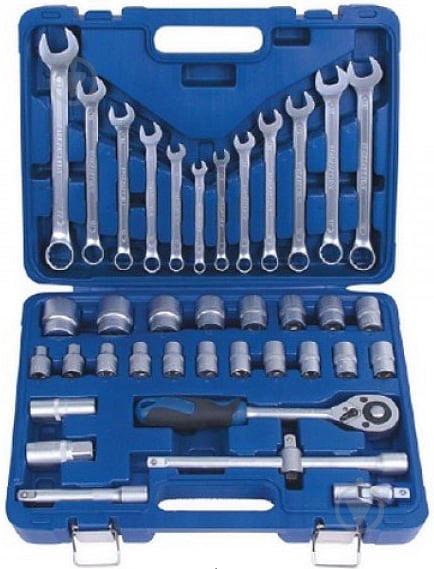 Набор инструментов New Tools Blue торцевые головки 1/2" и ключи в кейсе 37 предметов