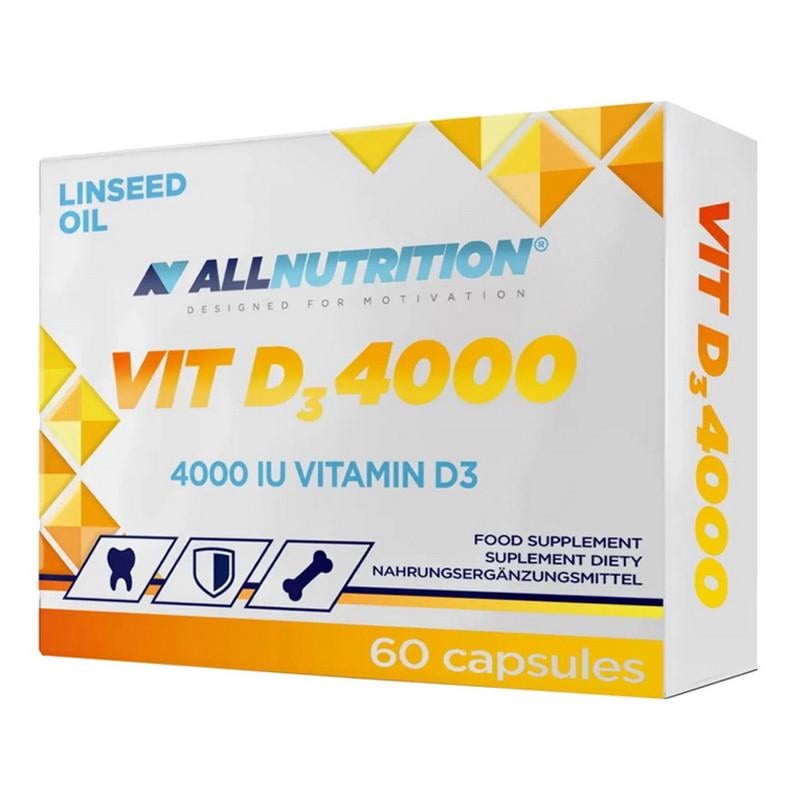 Вітамін D3 AllNutrition Vit D3 4000 IU 60 капс. (22576-01) - фото 1