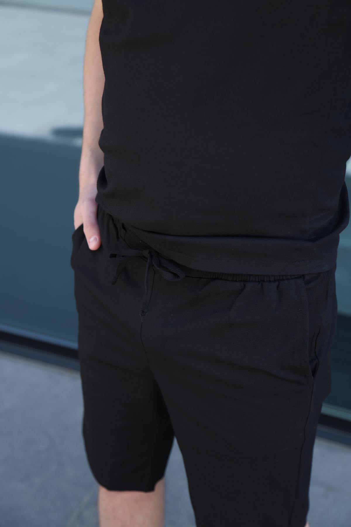 Костюм мужской Flax Intruder льняной XXL Черный (1624351714/4) - фото 6 Костюм мужской Flax Intruder льняной XXL Черный (1624351714/4) - фото 6