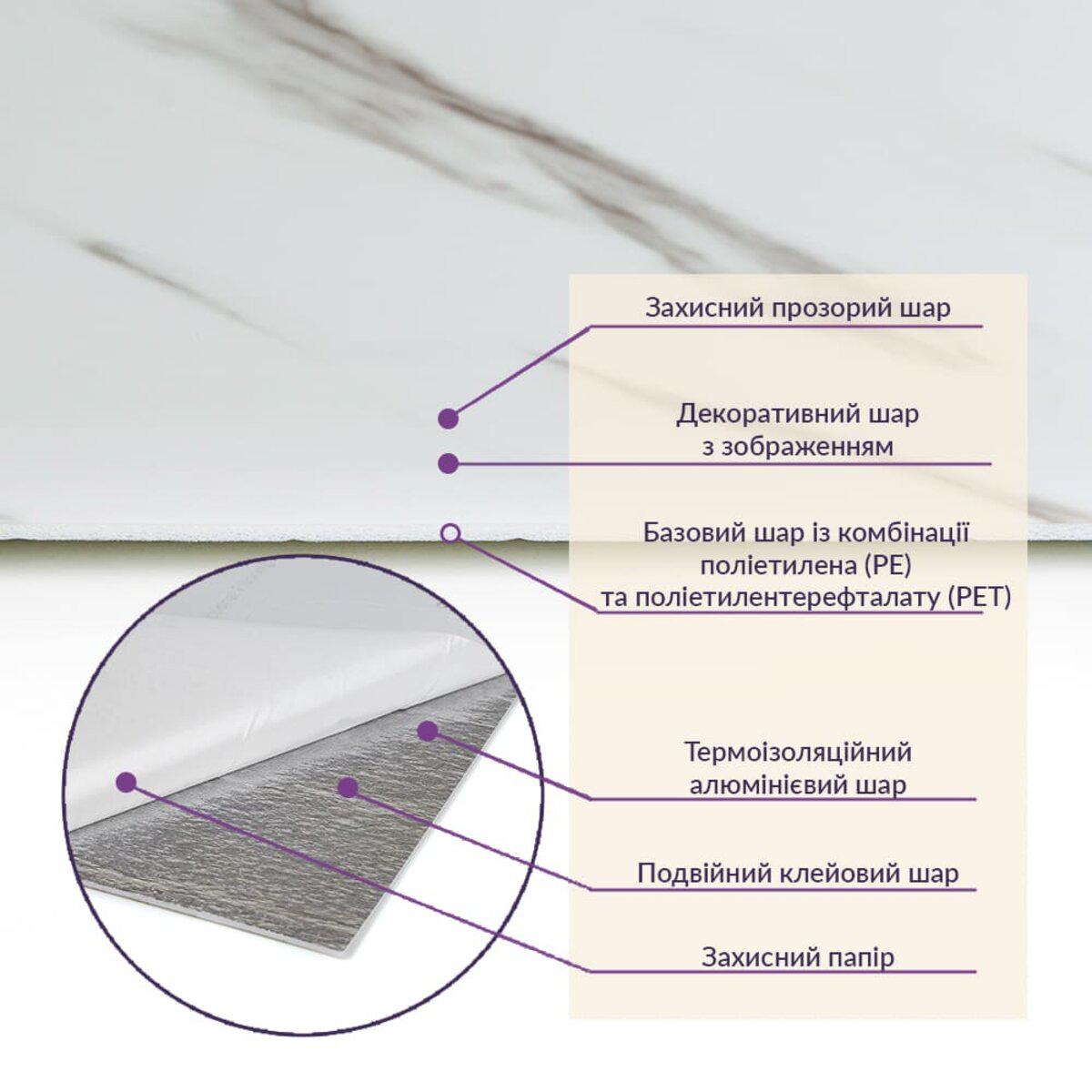 3D-панель PET плитка самоклеющаяся 600х300х2 мм (PET-1672) - фото 5 3D-панель PET плитка самоклеющаяся 600х300х2 мм (PET-1672) - фото 5