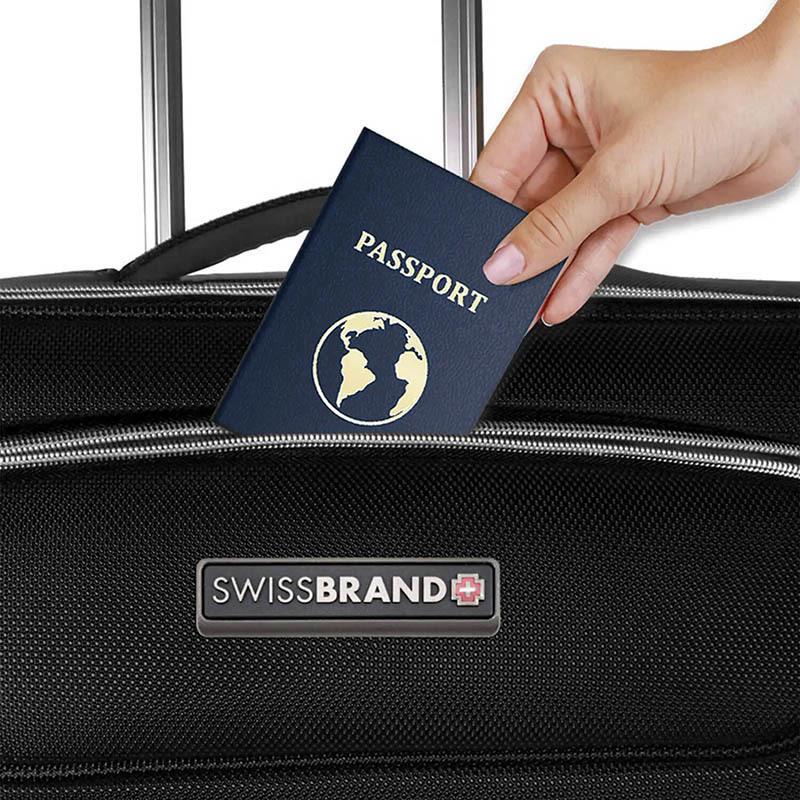 Валіза на 4-х колесах Swissbrand Austria S 34-37,5 cл Black (DAS301853) - фото 3 Валіза на 4-х колесах Swissbrand Austria S 34-37,5 cл Black (DAS301853) - фото 3