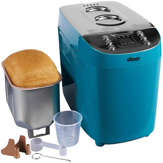 Хлібопічка VIMAR VBM 729 1500 г 850 Вт 15 програм Бірюзовий (27675321)