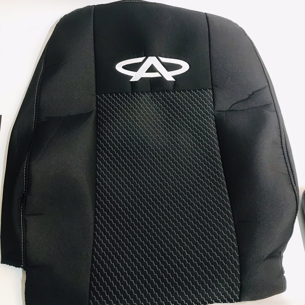 Чохли АвтоСвіт Chery Amulet 03-12 роздільний центр 4 підголовника Чорний (434676)