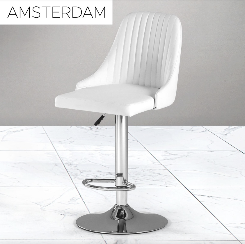 Барне крісло хокер зі спинкою Fregat Amsterdam Білий (2730785985) - фото 7 Барне крісло хокер зі спинкою Fregat Amsterdam Білий (2730785985) - фото 7