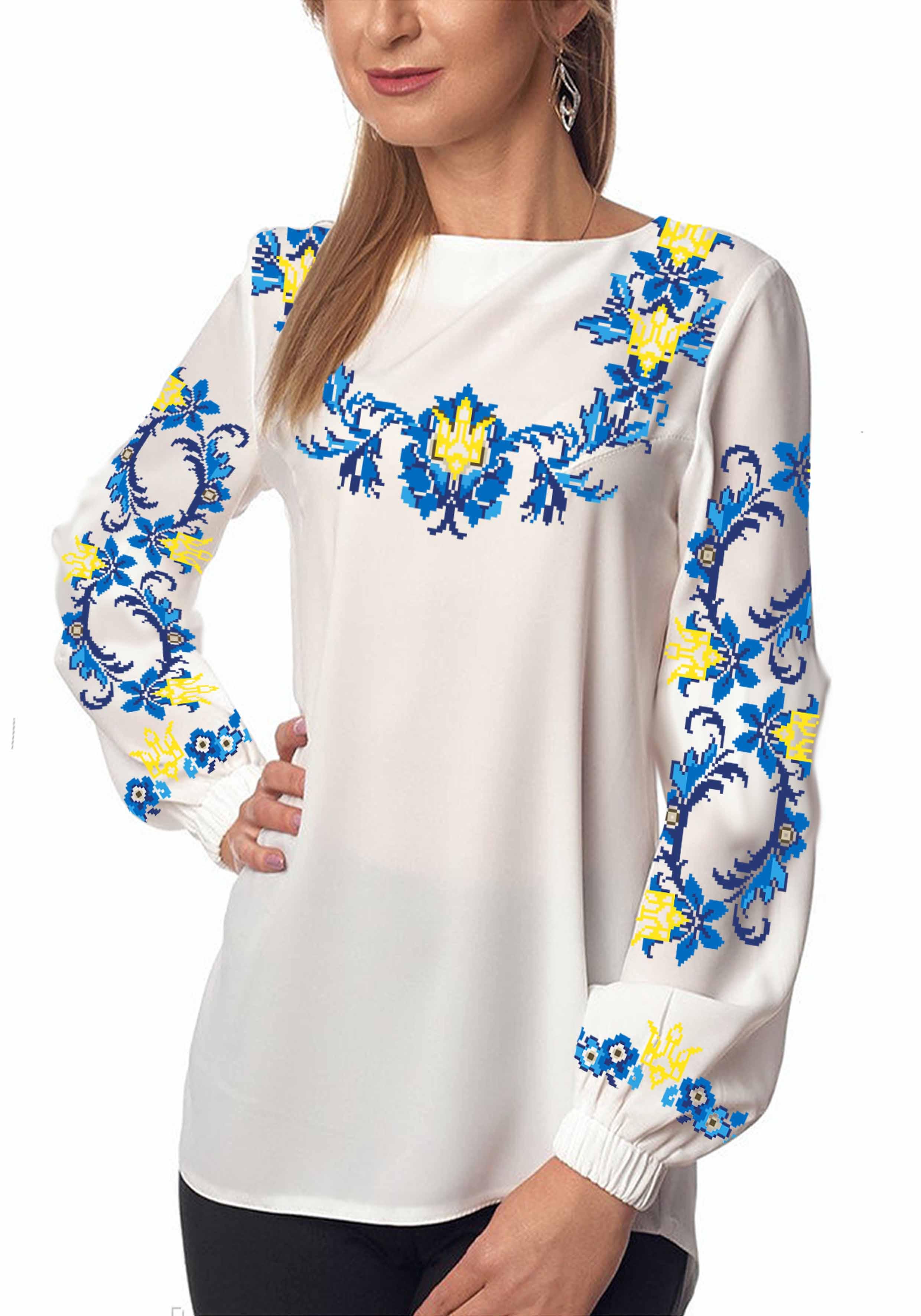 Заготовка для вишивки нитками або бісером сорочка СЖ-160 габардин