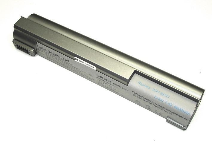 Аккумулятор для ноутбука Sony VGP-BPS3 Vaio VGN-T 7,4 V Grey 6600 mAh (006746)