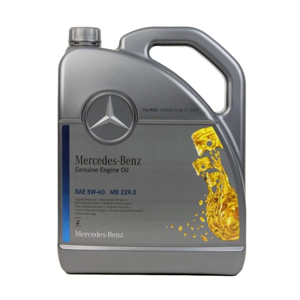 Моторна олива Mercedes 229.5 Engine Oil 5W-40 5 л