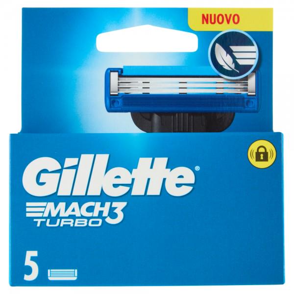 Кассеты сменные Gillette Mach 3 Turbo 5 шт.