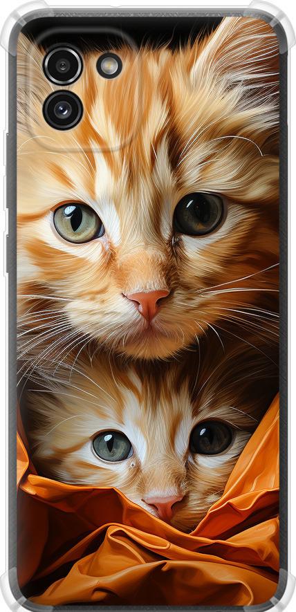 Чехол на Samsung Galaxy A03 A035F Котики 2 (5664sp-2499-42517)