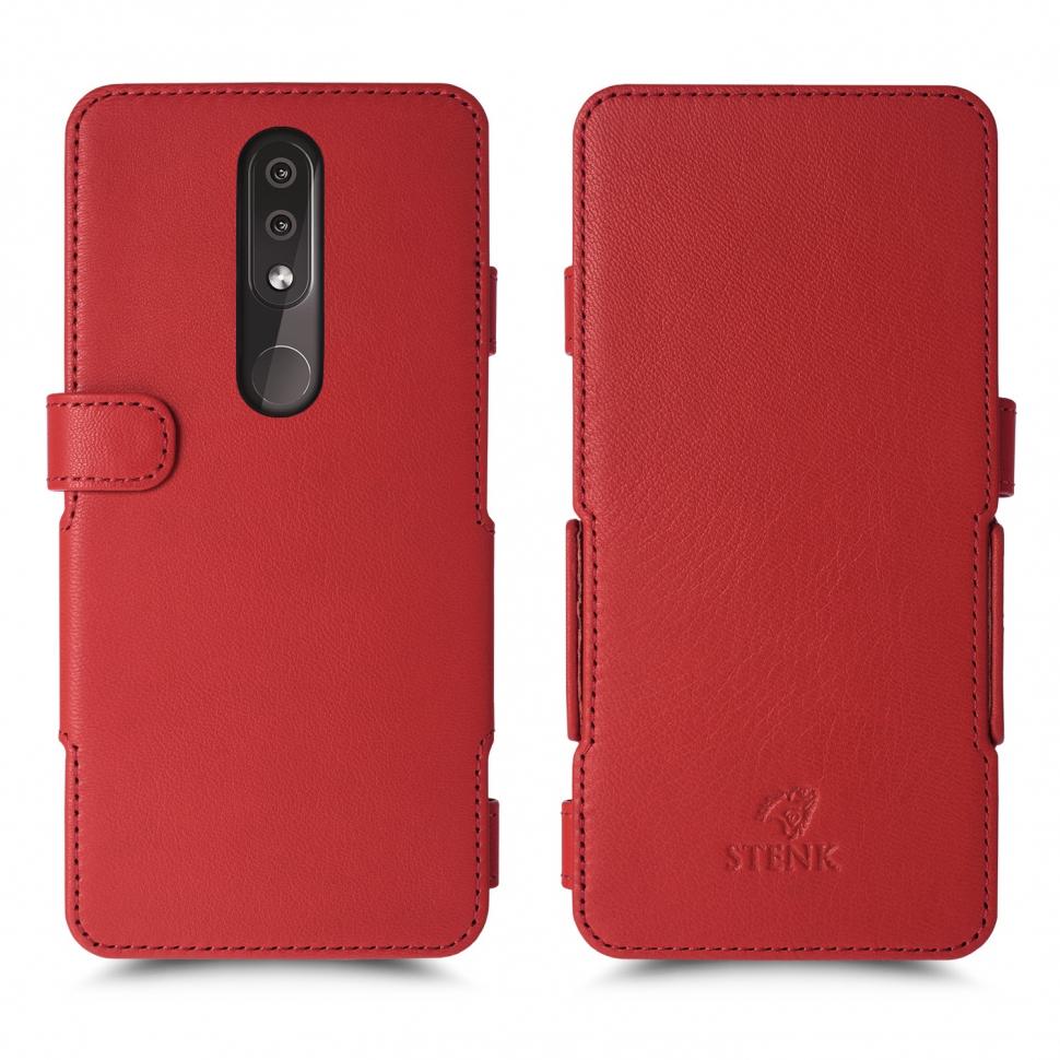 Чехол книжка Stenk Prime для Nokia 4.2 Красный (64687)