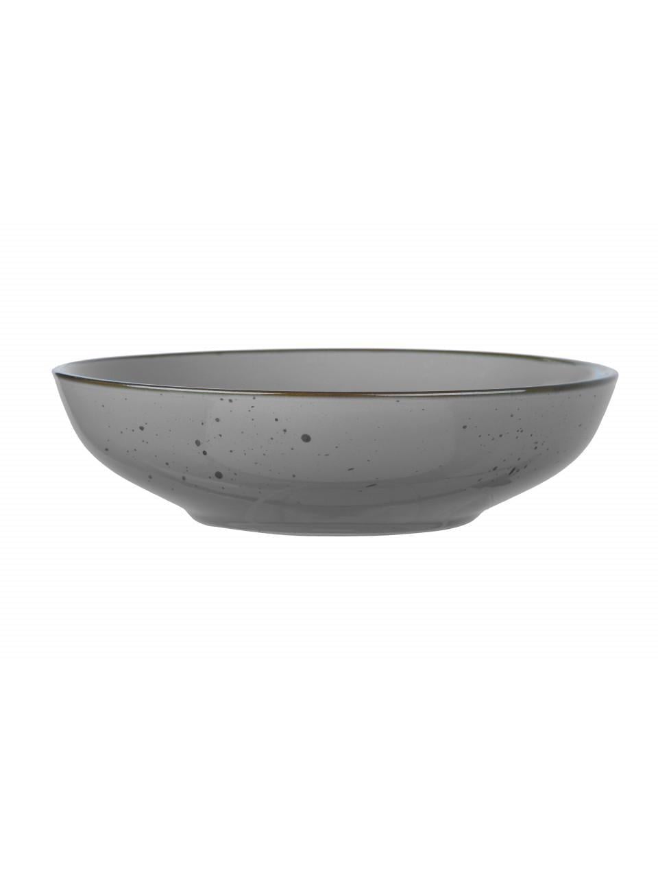 Тарелка суповая Ardesto Bagheria Grey 20 см керамика (37161361)