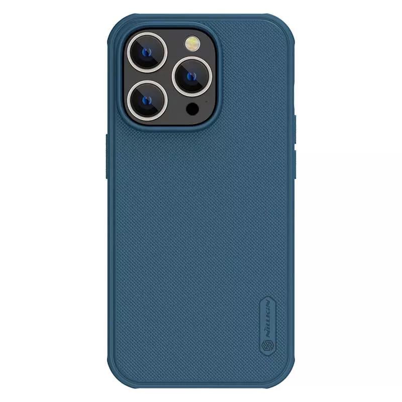 Противоударный Чехол Nillkin Matte Pro для Apple iPhone 15 Pro (6.1") Синий/Blue