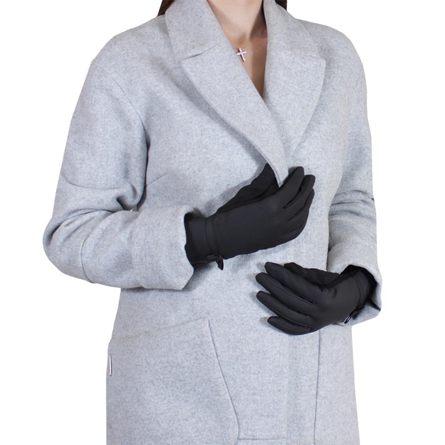 Рукавички жіночі текстильні D24093-1T демісезонні сенсорні L/7,5"/19 см Чорний (2394247380) - фото 2 Рукавички жіночі текстильні D24093-1T демісезонні сенсорні L/7,5"/19 см Чорний (2394247380) - фото 2