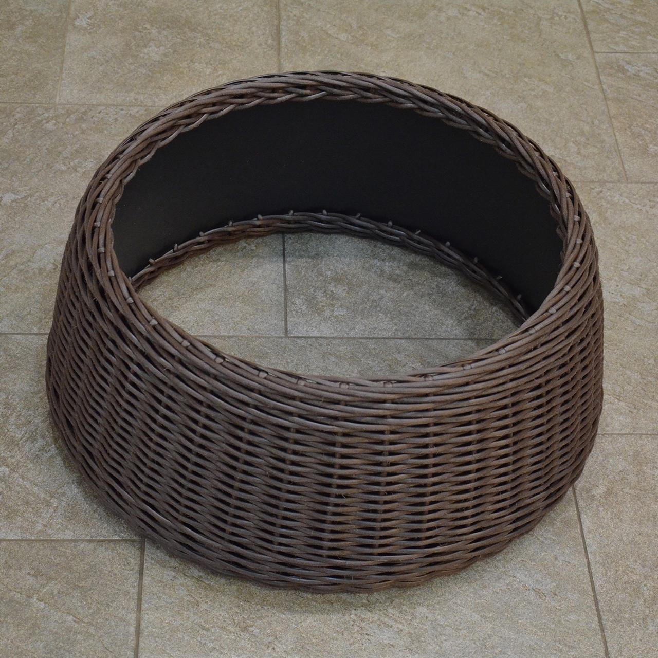 Подставка-юбка под елку плетеная из искусственного ротанга/ручной работы XL Чесаный венге (23297120) - фото 5 Подставка-юбка под елку плетеная из искусственного ротанга/ручной работы XL Чесаный венге (23297120) - фото 5