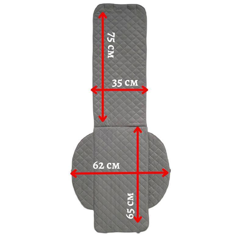 Накидки на сиденье автомобиля эко-замша Стандарт 2 шт. (413) - фото 7