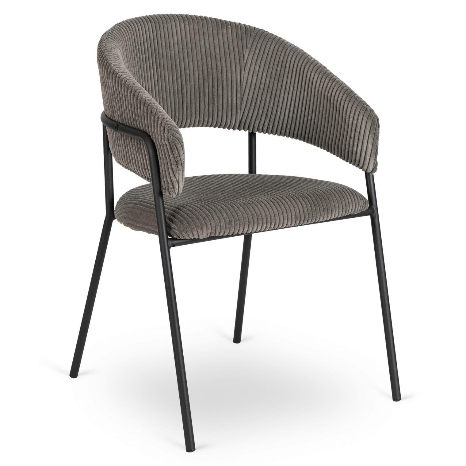 Стул обеденный Mebel Elite TINKA Velvet Серый (ME.TINKA/P/SZTR/K)