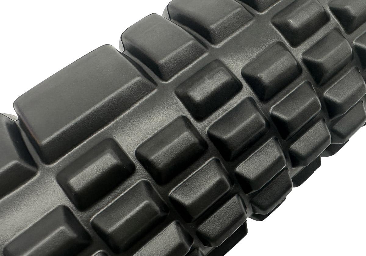 Масажний ролик EasyFit Grid Roller v.1.1 33 см Чорний (EF-2020-BK) - фото 3