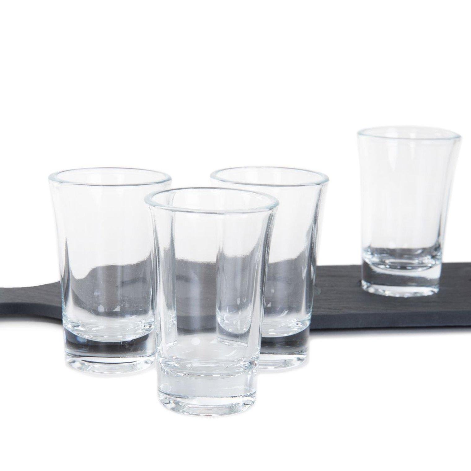 Набор стопок на подносе Homla STONE 25 мл 5 шт Прозрачный (214513) - фото 4 Набор стопок на подносе Homla STONE 25 мл 5 шт Прозрачный (214513) - фото 4