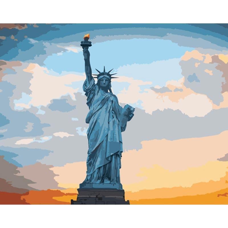 Картина за номерами Liberty Statue of Liberty в Нью-Йорку 40х50 см (GS832)