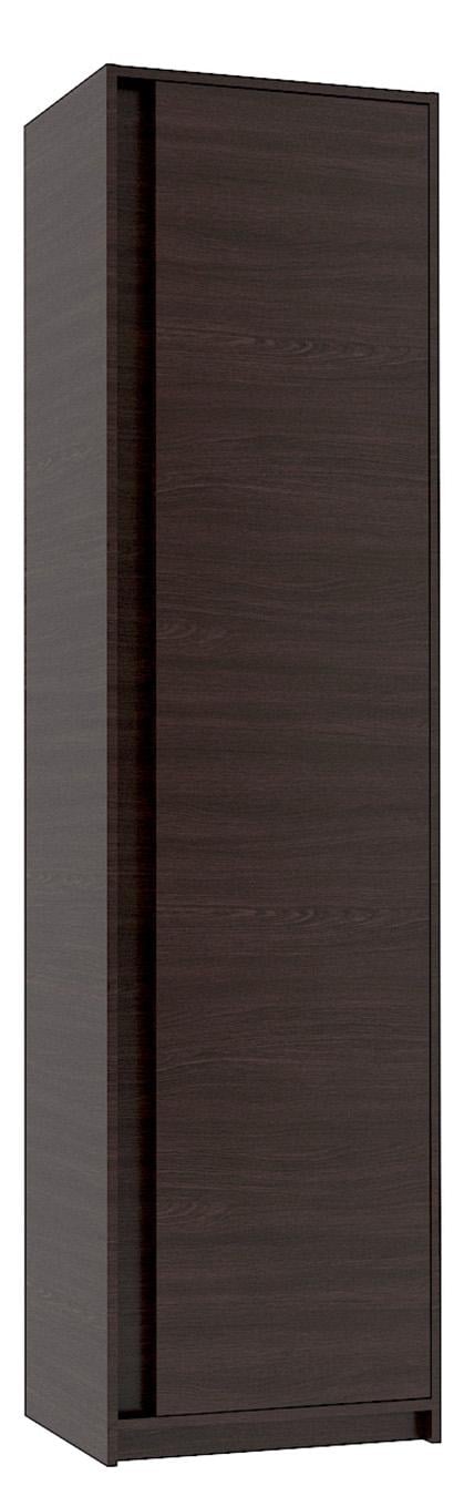 Шкаф пенал для одежды Мастер Форм Брайт 520х376х2000 мм Венге магия (20539) - фото 1 Шкаф пенал для одежды Мастер Форм Брайт 520х376х2000 мм Венге магия (20539) - фото 1