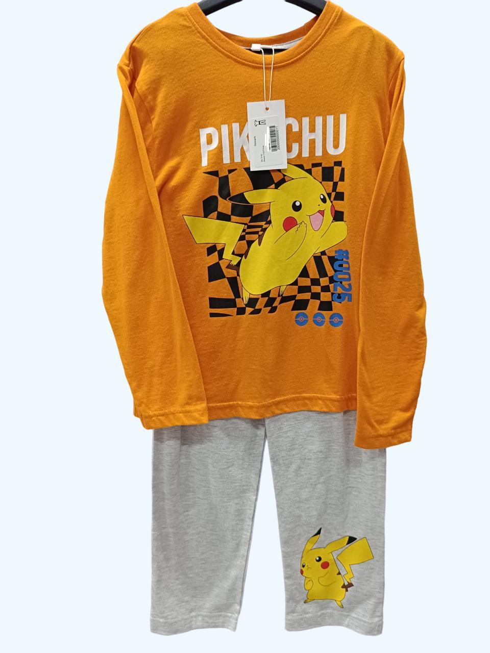 Піжама для хлопчика PRIMARK 110 см Помаранчевий з сірим (0119)