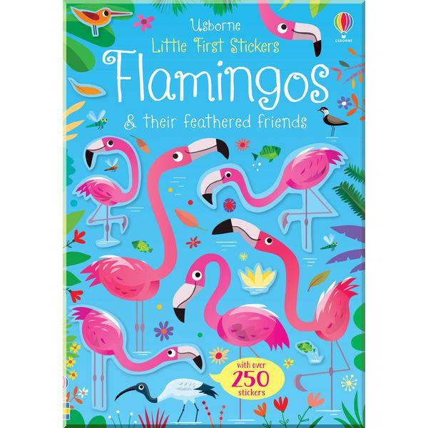 Книга Usborne "Little First Stickers Flamingos" Gareth Lucas (ISBN:9781474971348)