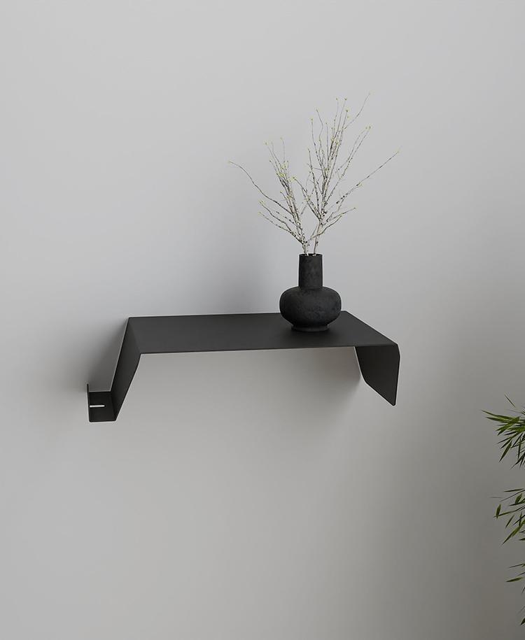 Полка-тумба прикроватная металлическая NC Home Vertex Черный (110400) - фото 5 Полка-тумба прикроватная металлическая NC Home Vertex Черный (110400) - фото 5