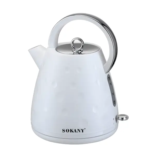 Електрочайник Sokany SK-1033 безшумний 1,7л Білий