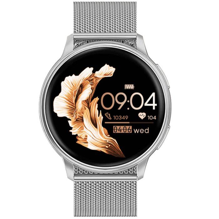 Смарт-годинник UWatch Smart Melisia Silver Steel з ремінцями 2 шт. (2025) - фото 3