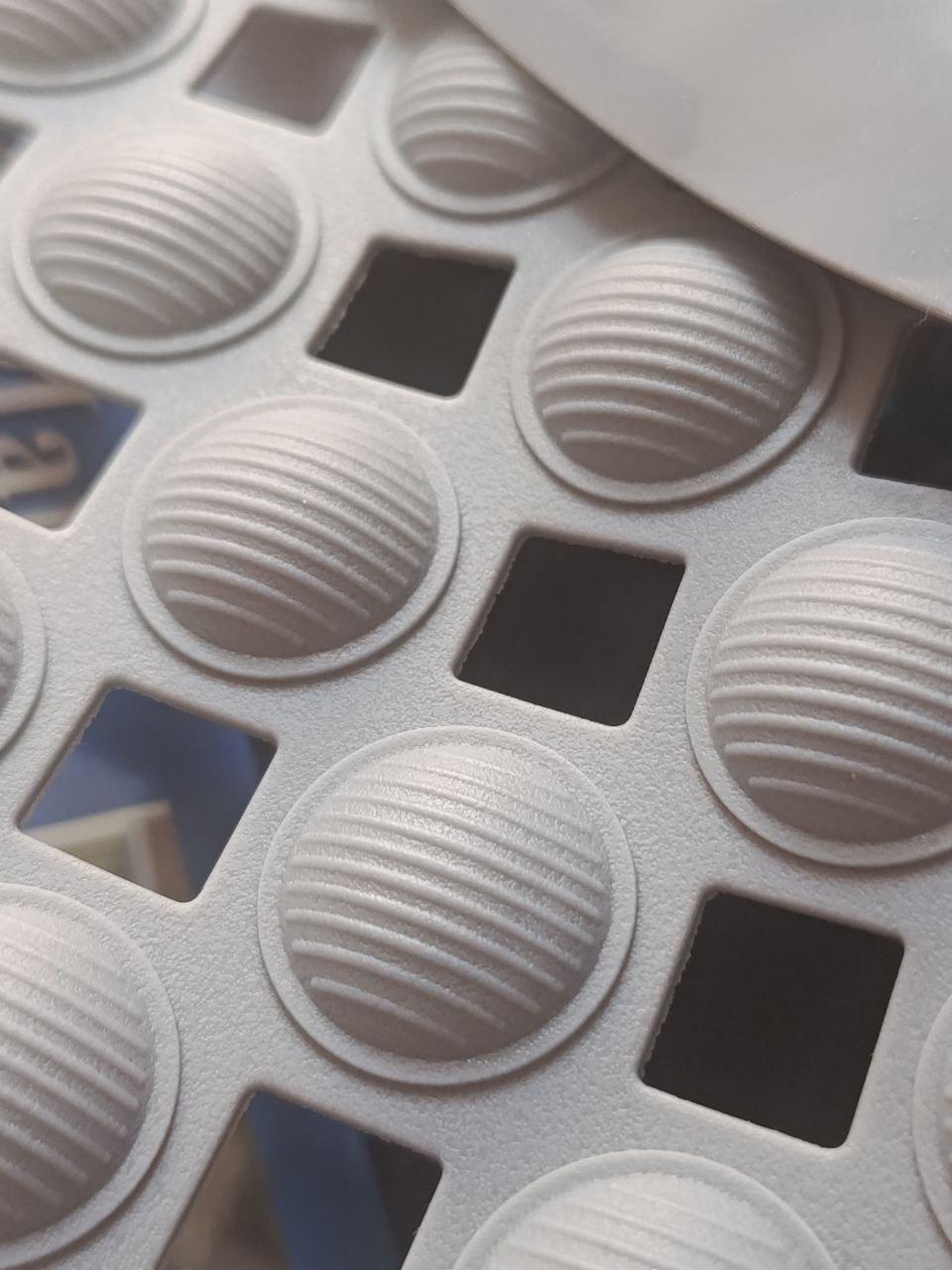 Килимок для ванної Laska антиковзаючий силіконовий 3х66 см Сірий (21455) - фото 2