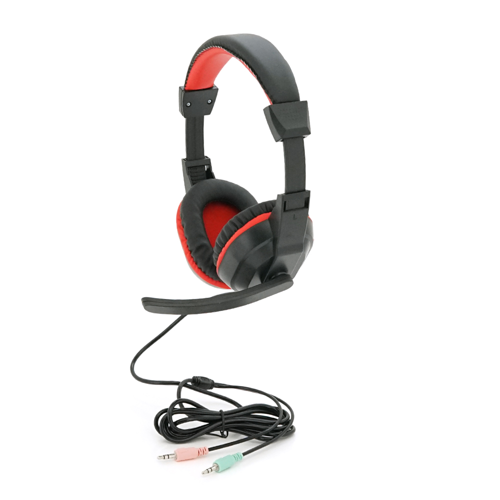 Наушники проводные Jedel GH-112 с микрофоном Черный/Красный (25688765)