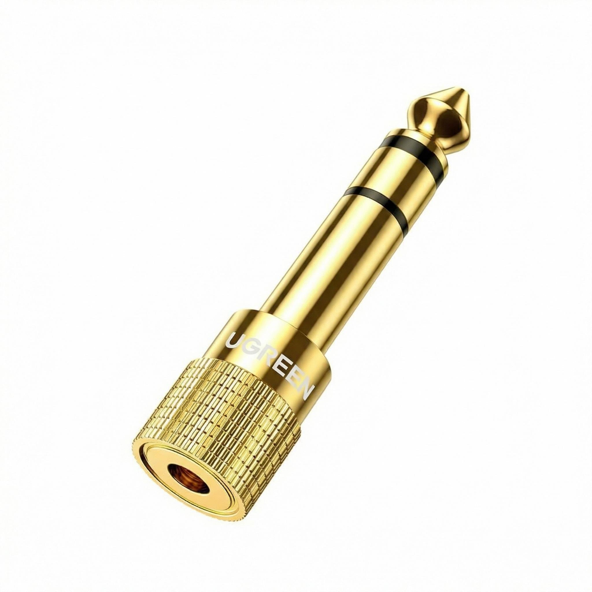 Переходник аудио UGREEN 20503 6.35 мм/3,5 мм Золотой (20503) Переходник аудио UGREEN 20503 6.35 мм/3,5 мм Золотой (20503)