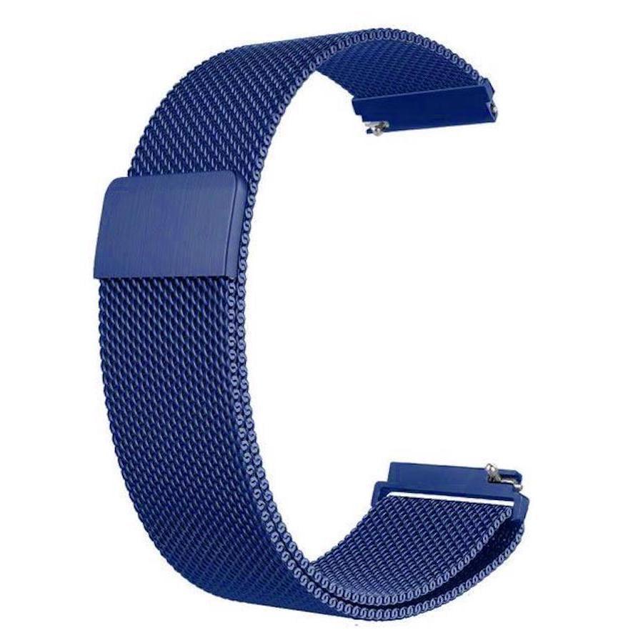 Ремінець для годинника міланська петля 20 мм Синій (104253) - фото 1