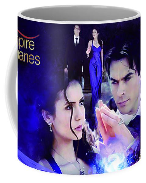 Чашка GeekLand Тhe Vampire Diaries Олена і Деймон 330 мл (VD.002.05)