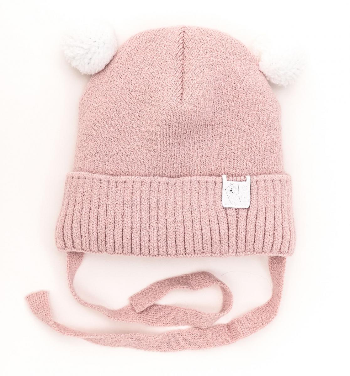 Шапка детская зимняя Alex Викки 42-46 см Пудровый Шапка детская зимняя Alex Викки 42-46 см Пудровый