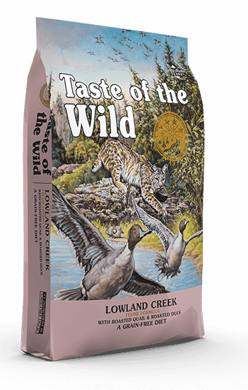 Сухой корм Taste of the Wild Lowland Creek Feline Formula для кошек всех пород и возрастов с перепелом и уткой 2 кг (9767-HT18) - фото 1