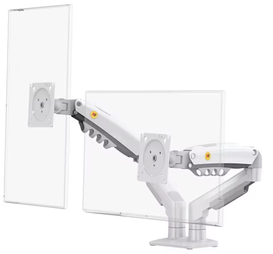 Крепление для двух мониторов настольное North Bayou NB F160 17-27" (1011069-White)