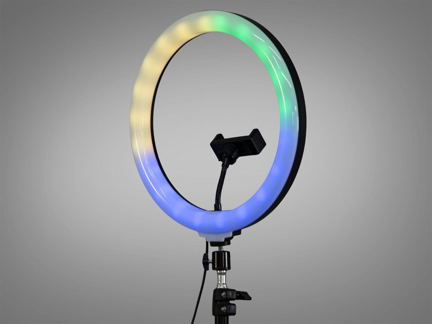Кольцевая лампа RGB без штатива 26 см (SL-12RGB)