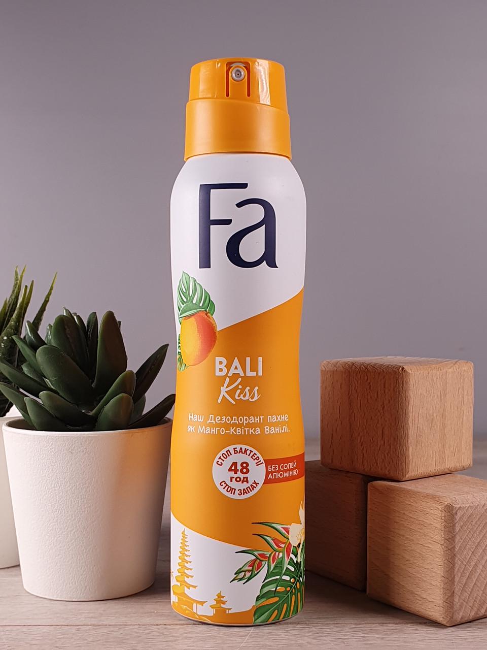 Дезодорант Fa Bali Kiss з ароматом манго-квітка ванілі 150 мл (1882891656)
