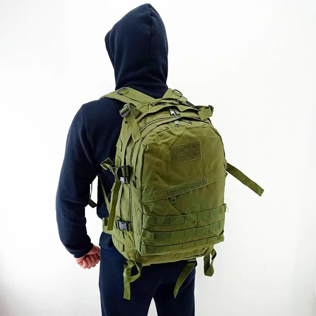 Рюкзак тактичний Tactical Raid похідний 40 л Olive (601-olive) - фото 8 Рюкзак тактичний Tactical Raid похідний 40 л Olive (601-olive) - фото 8