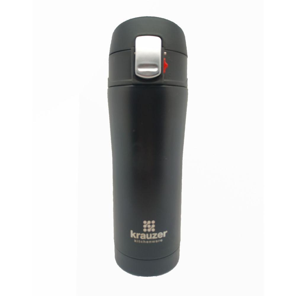 Термокружка Krauzer матовый нержавеющая сталь 350 мл Черный (86-350MATTE BLACK)