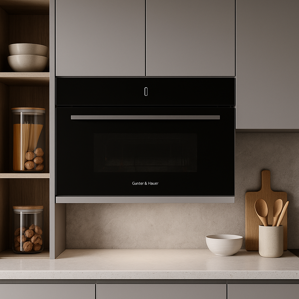 Микроволновая печь Gunter&Hauer EOK 3502 BL с грилем многофункциональная встроенная 34 л - фото 8 Микроволновая печь Gunter&Hauer EOK 3502 BL с грилем многофункциональная встроенная 34 л - фото 8