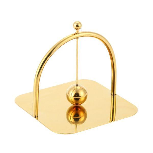 Держатель для салфеток Вайп глянцевый 17x5 см Gold (id2374)