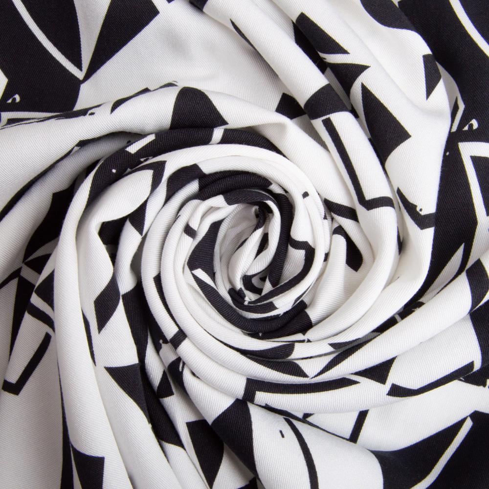 Ткань штапель твил вискоза Граффити 160 гр/м2 145 см (26565)