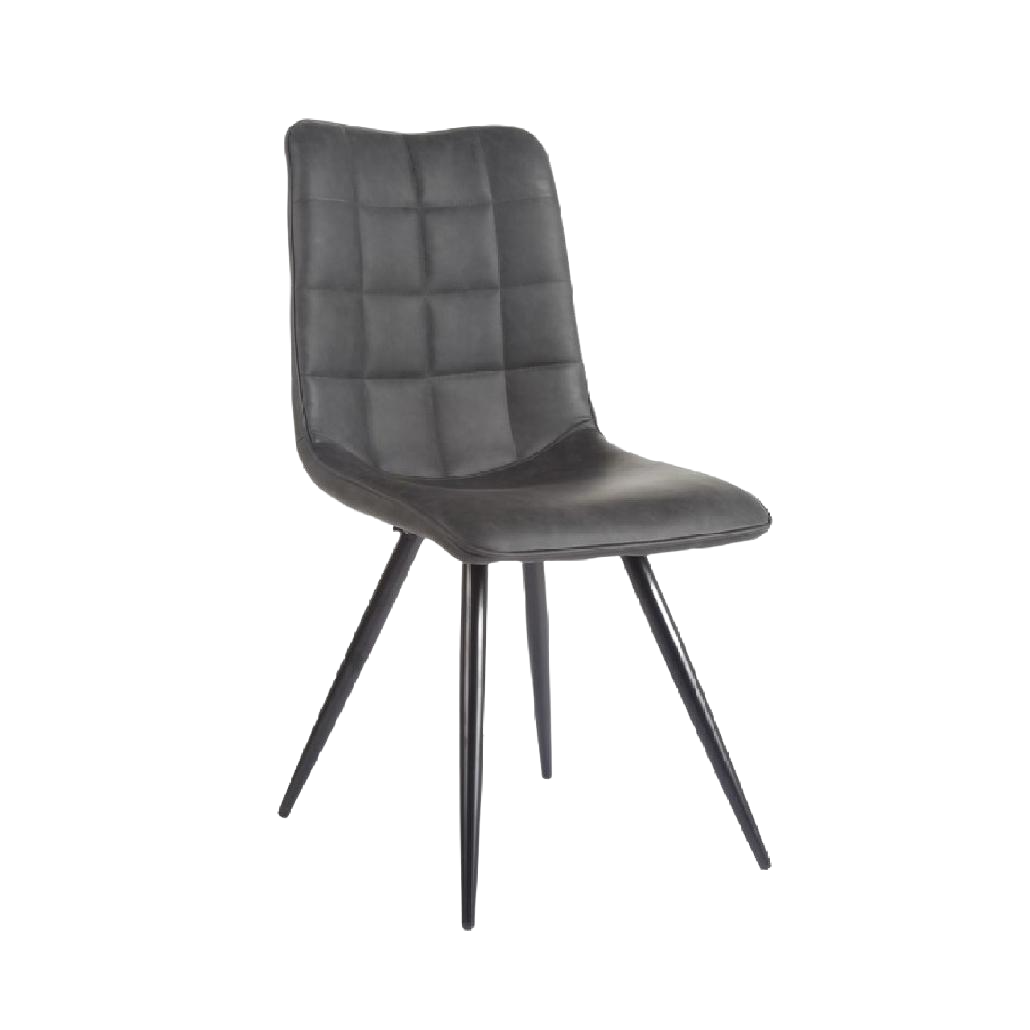 Стул Vetro Mebel M-26 искусственная кожа/крашеный металл Угольный антик/Серебристый Стул Vetro Mebel M-26 искусственная кожа/крашеный металл Угольный антик/Серебристый