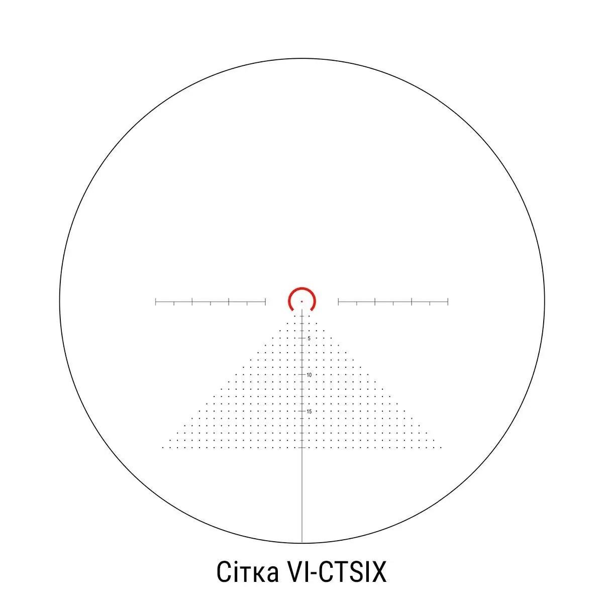 Прицел оптический Vector Optics S6 1-6X24 30 мм Illum. SFP (5003278) - фото 6 Прицел оптический Vector Optics S6 1-6X24 30 мм Illum. SFP (5003278) - фото 6