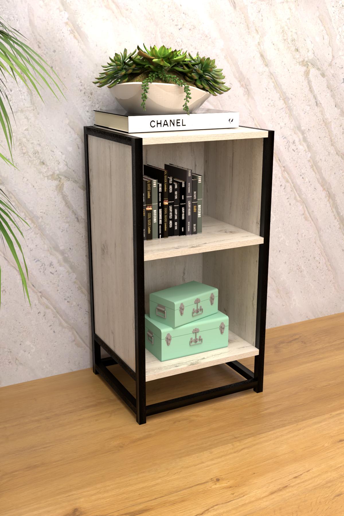 Тумба-стеллаж EcoLoft Виллановая DSP-1275-2 в стиле лофт Дуб Кортона (29875703) - фото 1 Тумба-стеллаж EcoLoft Виллановая DSP-1275-2 в стиле лофт Дуб Кортона (29875703) - фото 1